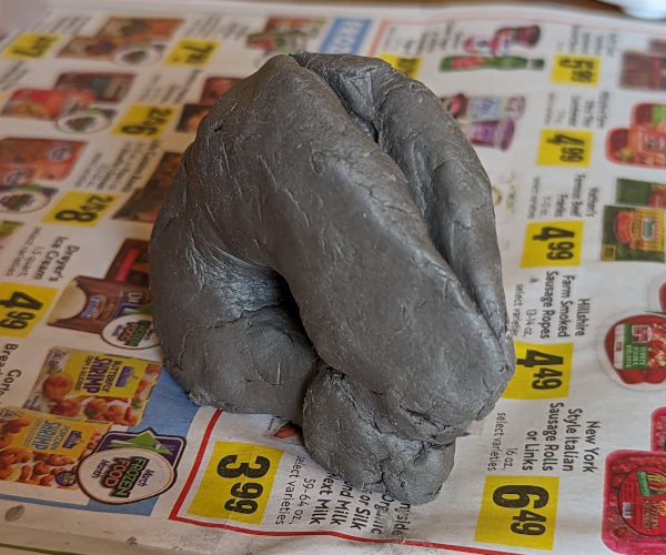 an abstract sculpture made from marble